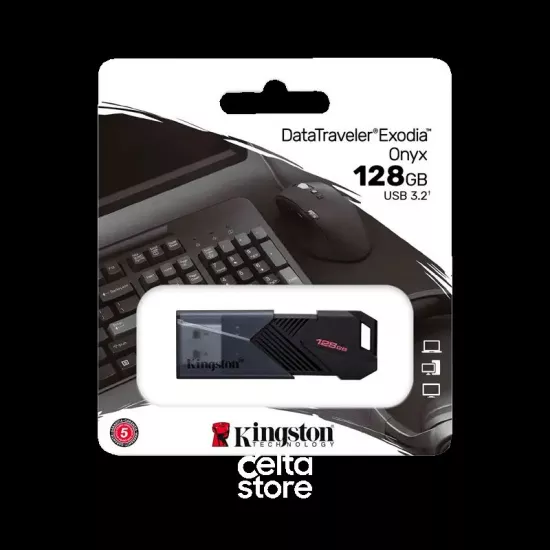 Kingston 128GB DataTraveler Exodia Onyx USB Flash Drive