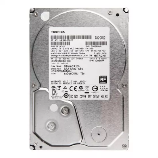 HDD Toshiba 3.5  2 TB